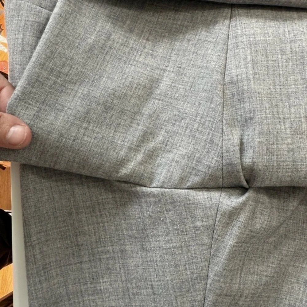 Banana Republic Ryan Light Grey Novelty Slim Straight Dress Pants‎ 2
